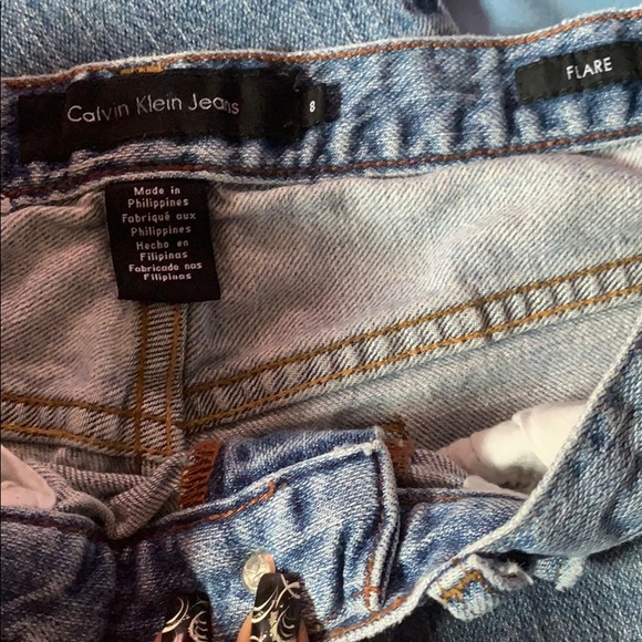 CALVIN KLEIN JEANS BOOT CUT SIZE 8 - Picture 6 of 8
